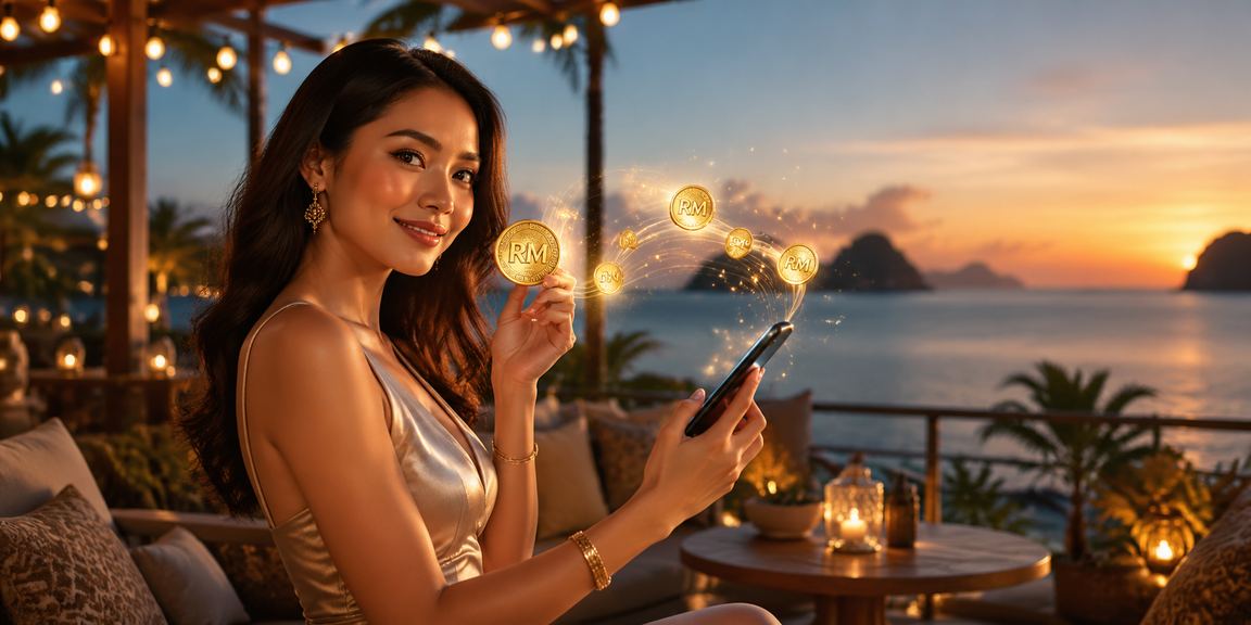 Pengguna membuat deposit dan taruhan menggunakan telefon di Langkawi